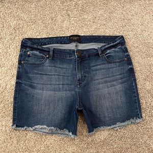 Denim shorts